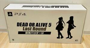 【OAK-1437TA】1円～ PS4 DEAD OR ALIVE 5 Last Round 最強パッケージ デッドオアアライブ 現状品 動作未確認 コレクターズエディション