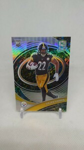 【8枚限定】 2021 Panini Spectra Najee Harris Neon Splatter Prizm RC 2/8 NFL Steelers Rookie Card PIT non auto 超希少