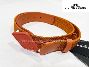 J.LINDEBERG J.リンドバーグ BRIDGE LEATHER KIX BELT GOLF ゴルフ　ベルト (95)[35]