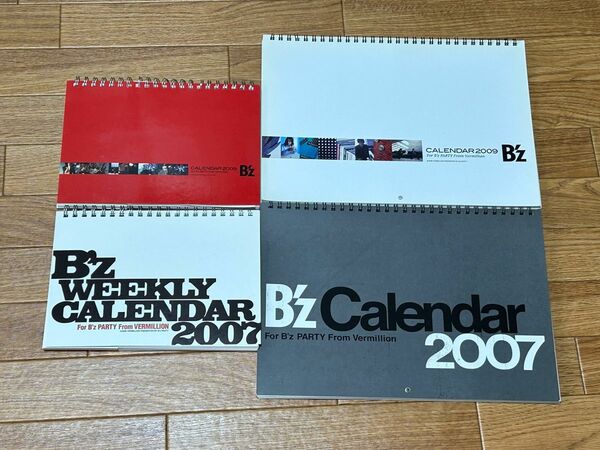 B’z カレンダー 2007年 2009年 ４冊セット