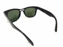 1円 ■美品■ Ray-Ban レイバン RB4105 601 ウェイファーラー 折り畳み式 サングラス メガネ 眼鏡 レディース メンズ ブラック系 AV2467_画像2