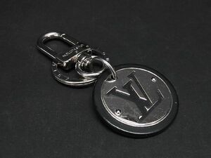 1円 ■美品■ LOUIS VUITTON ルイヴィトン M67362 LVサークル キーホルダー キーリング レディース メンズ シルバー系 AU4029