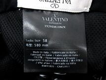 1円 VALENTINO GARAVANI ヴァレンティノ ガラヴァーニ ナイロン100％ ベースボールキャップ 帽子 サイズ 58 ブラック系 AT2478_画像5