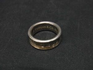 1円 TIFFANY＆Co ティファニー 1837 ナロー SV925 リング 指輪 アクセサリー 約8号 レディース メンズ シルバー系 AP3820