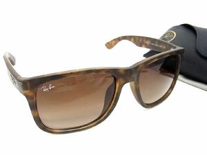 1円 Ray-Ban レイバン RB4165-F JUSTIN 856/13 べっ甲調 サングラス メガネ 眼鏡 レディース ブラウン系 AV3433