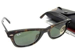 1円 ■極美品■ Ray-Ban レイバン RB2140‐F 902 ウェイファーラー サングラス メガネ 眼鏡 メンズ レディース ブラウン系 AU4461