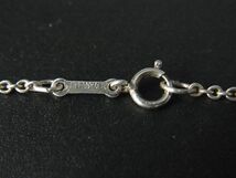 1円 ■美品■ TIFFANY＆Co ティファニー エルサペレッティ アップル SV925 ネックレス ペンダント アクセサリー シルバー系 AV2931_画像3