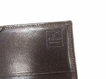 1円 FENDI フェンディ ズッカ柄 キャンバス×レザー 二つ折り 長財布 ウォレット 札入れ 小銭入れ カード入れ ブラウン系 AU4908_画像6