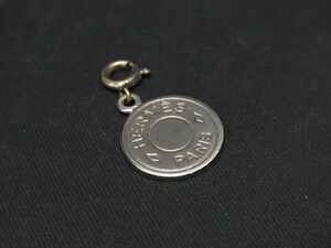 1円 ■美品■ HERMES エルメス セリエ ペンダントトップ ネックレストップ チャーム アクセサリー レディース シルバー系 AT3729