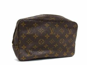 1円 LOUIS VUITTON ルイヴィトン M47524 モノグラム トゥルース トワレット23 クラッチバッグ セカンドバッグ ポーチ ブラウン系 BE8053