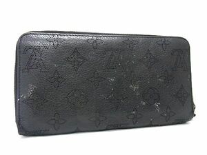 1円 LOUIS VUITTON ルイヴィトン M61867 ジッピーウォレット ラウンドファスナー 長財布 小銭入れ メンズ レディース ブラック系 CC1025