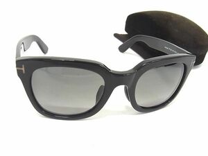 1円 ■美品■ TOM FORD トムフォード TF198 01B サングラス メガネ 眼鏡 レディース メンズ ブラック系 AT4531