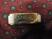 1円 ■極美品■ LOEWE ロエベ アナグラム レザー クロスボディ ショルダーバッグ レディース ライトグリーン系 AT3556_画像6