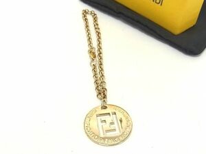 1円 ■極美品■ FENDI フェンディ キーホルダー キーリング チャーム レディース メンズ ゴールド系 BG5853