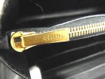 1円 ■美品■ CELINE セリーヌ ラージジップ マルチファンクション レザー ラウンドファスナー 長財布 ウォレット ブルー系 AU4639_画像5