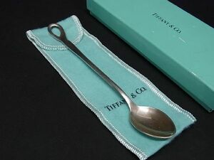 1円 ■美品■ TIFFANY＆Co ティファニー エルサペレッティ パドバ フィーディングスプーン カトラリー テーブルウェア シルバー系 AQ5281