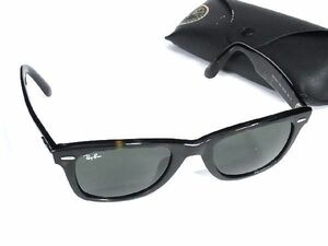 1円 ■美品■ Ray-Ban レイバン RB2140‐F 902 ウェイファーラー べっ甲調 サングラス メガネ 眼鏡 メンズ レディース ブラウン系 BE7779