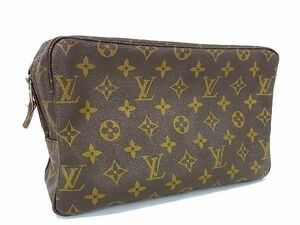 1円 LOUIS VUITTON ルイヴィトン M47522 モノグラム トゥルーストワレット28 クラッチ セカンドバッグ ポーチ ブラウン系 BE7942