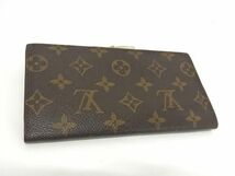 1円 ■美品■ LOUIS VUITTON ルイヴィトン T61217 USA モノグラム コンチネンタルクラッチ がま口 二つ折り 長財布 ウォレット AU4976_画像2