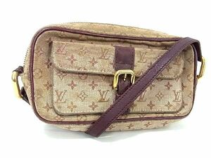 1円 LOUIS VUITTON ルイヴィトン M92219 モノグラムミニ ジュリエット ショルダーバッグ 斜め掛けかばん チェリー レディース CD0719