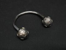 1円 TIFFANY＆Co ティファニー SV925 サッカーボール キーリング チャーム シルバー系 CD0540_画像1