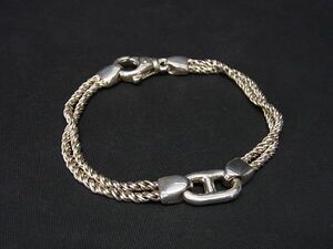 1円 TIFFANY＆Co ティファニー ダブルロープ SV925 ネックレス アクセサリー レディース メンズ シルバー系 AU4925