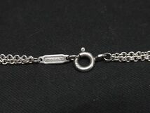 1円 ■美品■ TIFFANY＆Co ティファニー インフィニティ SV925 ブレスレット アクセサリー レディース シルバー系 AQ2581_画像3