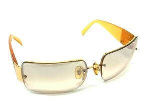 1円 CHANEL シャネル 4095-B c.125/8Z 62□15 125 ココマーク ラインストーン サングラス メガネ 眼鏡 レディース ゴールド系 CC0943