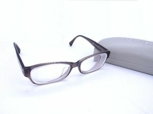 ■美品■ Calvin Klein カルバンクライン CK5844A 度入り メガネ 眼鏡 メンズ レディース グレージュ系 DD1747