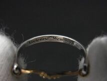 1円 ■美品■ Vivienne Westwood ヴィヴィアンウエストウッド オーブ SV925 リング 指輪 アクセサリー サイズXS(約8号) ゴールド系 AT3658_画像4