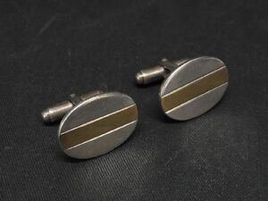 1円 TIFFANY＆Co ティファニー SV925×18K 750 18金 カフス カフリンクス カフスボタン アクセサリー シルバー系×ゴールド系 AR9120