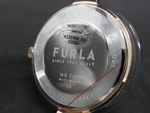 ■不動品■新品■未使用■ FURLA フルラ WW00018004L3 クォーツ 5気圧防水 腕時計 ウォッチ レディース ピンク系 CB0897_画像5