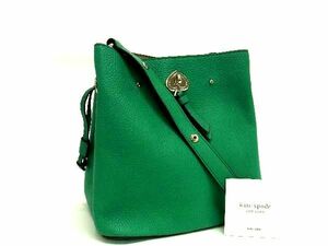 # new goods # unused # kate spade Kate Spade WKRU7063 leather ma-ti Cross body shoulder bag diagonal .. green group AV1425