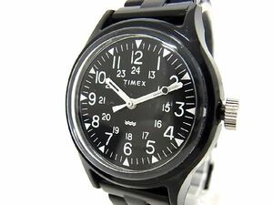 ■稼働品■新品■未使用■ TIMEX タイメックス TW2V19800 クォーツ 生活防水 腕時計 ウォッチ ブラック系 CB0893