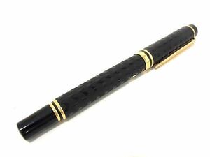 1円 ■美品■ WATERMAN ウォーターマン ル・マン ペン先18K 750 18金 万年筆 筆記用具 文房具 ステーショナリー ブラック系 AT4590