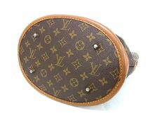 1円 LOUIS VUITTON ルイヴィトン T42236 モノグラム バケットGM USA アメリカ製 バケツ型 ハンドバッグ トートバッグ ブラウン系 BG6102_画像4