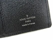 1円 ■美品■ LOUIS VUITTON ルイヴィトン M60622 エピ ポルトフォイユ ブラザ 二つ折り 長財布 ウォレット 札入れ ブラック系 BG6077_画像6