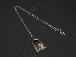 1円 TIFFANY＆Co ティファニー 1837 SV925 カデナ モチーフ ネックレス アクセサリー レディース メンズ シルバー系 AM6501