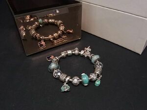 1円 ■美品■ PANDORA パンドラ ディズニーコラボ Disney くまのプーさん SV925 ブレスレット アクセサリー シルバー系 AT6082