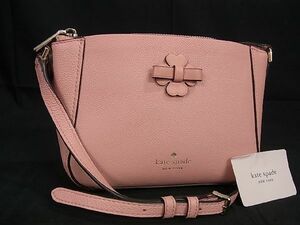 1円 ■新品■未使用■ kate spade ケイトスペード レザー クロスボディ ショルダーバッグ 斜め掛け レディース ピンク系 BI0107