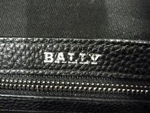 1円 ■美品■ BALLY バリー レザー クロスボディ ショルダーバッグ メンズ レディース ブラック系 BI0070_画像6