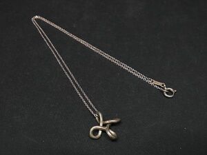 1円 TIFFANY＆Co ティファニー エルサペレッティ インフィニティクロス SV925 ネックレス アクセサリー レディース シルバー系 AR3757