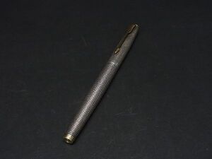 1円 ■美品■ PARKER パーカー SV925 ペン先 14K 14金 万年筆 筆記用具 文房具 ステーショナリー レディース メンズ シルバー系 AT2896