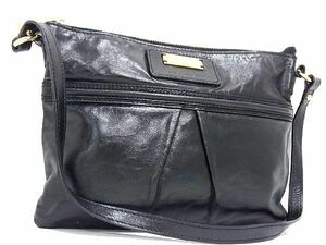 1円 ■美品■ MARC JACOBS マークジェイコブス レザー ワンハンドル ハンドバッグ ショルダー 肩掛け ブラック系 BH0054