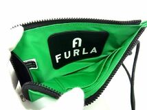 ■新品■未使用■ FURLA フルラ ナイロン ショルダーバッグ ポシェット レディース グリーン系 AU5186_画像4