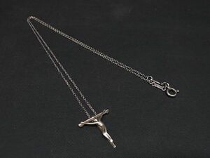 1円 TIFFANY＆Co ティファニー エルサペレッティ クルーシフィクス SV925 ネックレス ペンダント アクセサリー シルバー系 AR5240