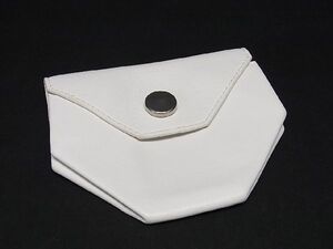 1円 ■美品■ BOTTEGA VENETA ボッテガヴェネタ レザー コインケース コインパース 小銭入れ レディース メンズ ホワイト系 BH0237