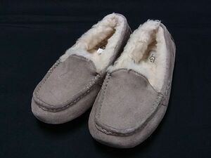 1円 ■美品■ UGG アグ スエード スリッポン 表記サイズ7 (約24.0cm) 靴 シューズ レディース ブラウン系 BE8514