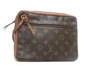 1円 LOUIS VUITTON ルイヴィトン モノグラム サックスポ 183 クラッチバッグ セカンドバッグ メンズ レディース ブラウン系 AT6909