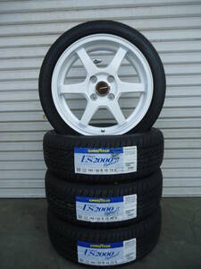 J-TECH S6+ Goodyear LS2000 hybrid Ⅱ*165/50R15* Alto Works Wagon R Move Lapin SS Mira Vamos Every Copen Esse ek sport 